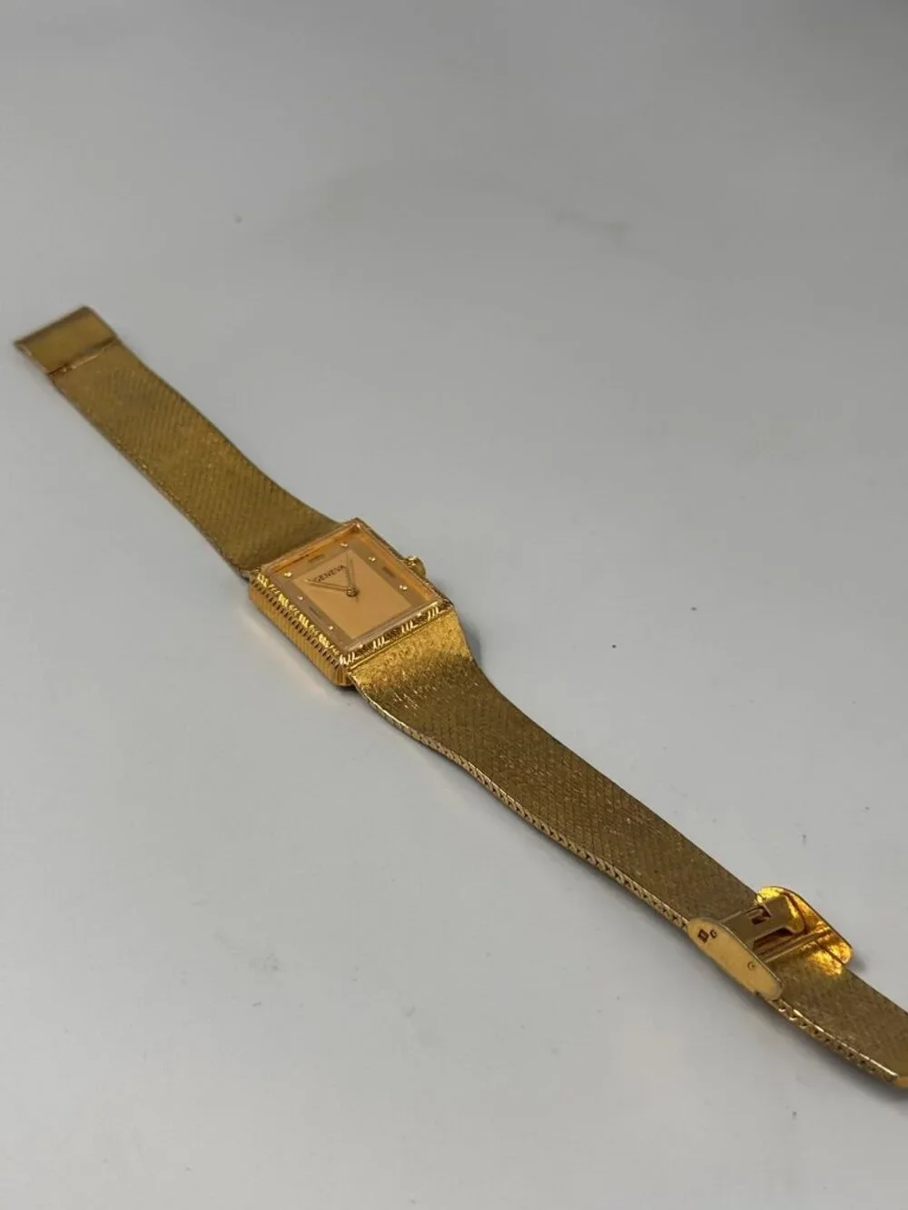 Vintage Geneva Watch Men Manual Wind 24MM Rec 14K GE Electroplated 8.5